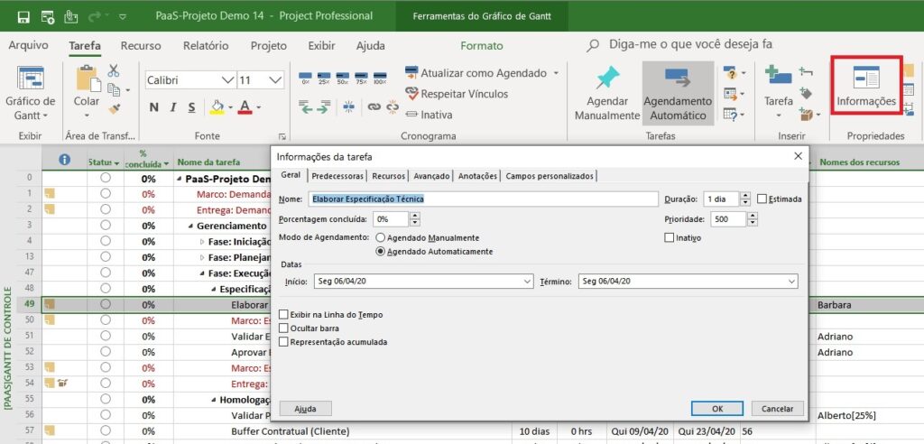 Como Configurar o Project Desktop Para Seus Cronogramas