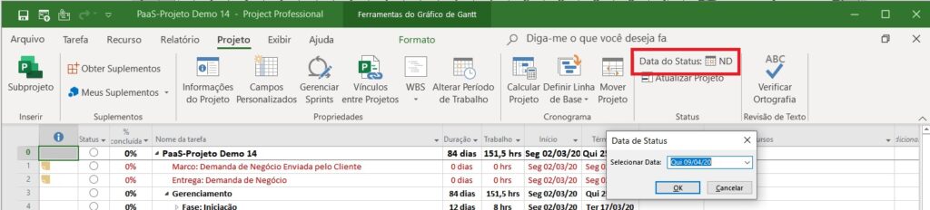 Como Configurar o Project Desktop Para Seus Cronogramas